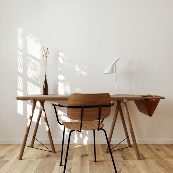 Styling a cookie-cutter apartment with secondhand items